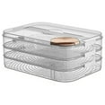 thumbnail image 1 of Large Capacity Multi-Layer Food Storage Container - Dustproof Lid, Food Classification Organization, Easy Cleaning Fridge Food Storage Box, 1 of 8