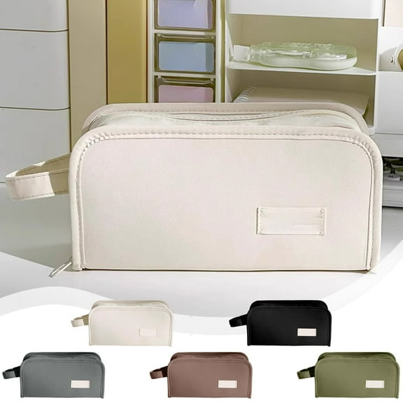 Large Capacity Multi-Layer Stationery Organizer Bag | Durable Oxford Cloth Pencil Case – 22x11x7.5cm | Black, White, Purple, Green, Blue | Portable Lightweight Storage Pouch for Pens, Markers