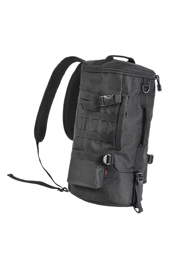 Large Capacity Multi- Tackle Backpack Black for Hiking Camping