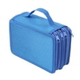 thumbnail image 1 of Large Capacity Multifunctional Pencil Case - Durable Polyester Storage Bag with Stylish Design for Stationery and Supplies - Perfect for Home and Office Use,Blue, 1 of 5