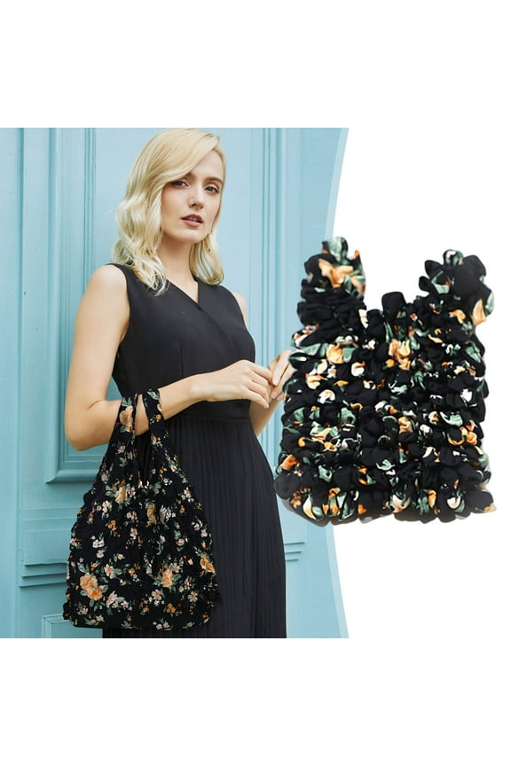 Large Capacity Multipurpose Shopping Tote Bag with Telescopic Pleated Design for Easy Storage and Transport, Durable Reusable Grocery Carrier for Market Trips and Daily Errands Topliu