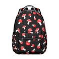 thumbnail image 1 of Large Capacity Mushroom Design Bookbag for School, College Backpack for Women Girls, Durable Daypack for Laptop Notebooks, Lightweight Carry, Ideal Gift, 1 of 6
