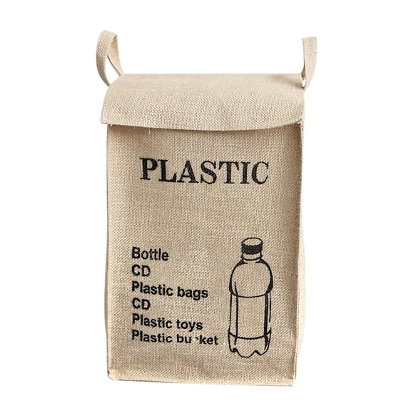 Large Capacity Natural Jute Storage Box Fabric Dirty Clothes Basket Sundries Classification Storage Bag