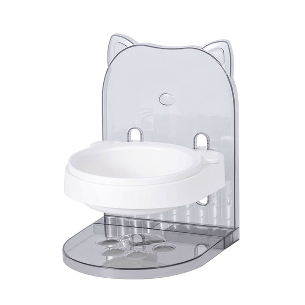 Large Capacity Neck Protectors Dog Feeding Water Bowl Adjustable Height Pet Plastic Durable Thick Food and Water Dishes