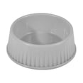 thumbnail image 1 of Large Capacity Non-Slip Plastic Dog Bowl, Easy to Clean Pet Food and Water Bowl for Cats and Dogs, Modern Design Durable Pet Tableware, 1 of 6