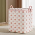 thumbnail image 1 of Large Capacity Non-woven Fabric Storage Bag, Durable Clothes Organizer Tote, Multi-purpose Storage Container for Household Garment Sorting, Sundry Arrangement and Moving Packing, 1 of 6