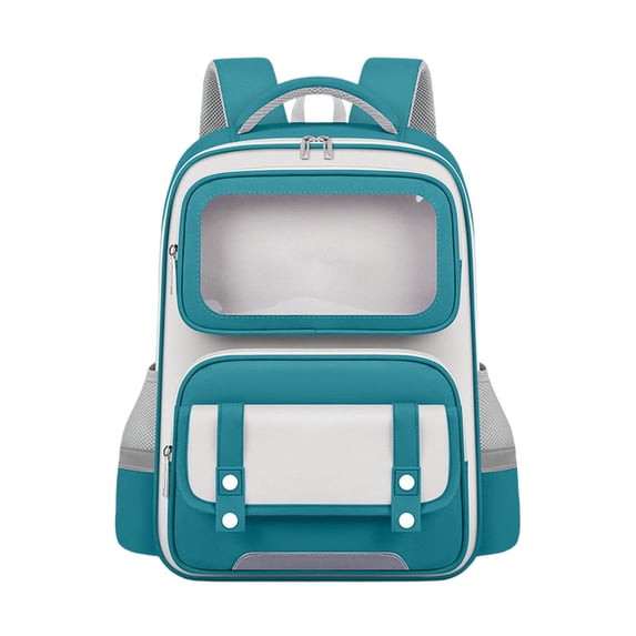 Large Capacity Nylon Backpack with Reflective Strips, Ergonomic Breathable Multi Compartment Daypack for School Travel Daily Use
