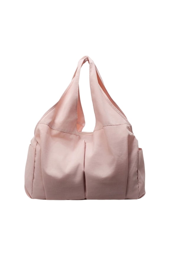 Large Capacity Nylon Tote Bag, Multipurpose Gym Bag and Travel Duffle, Water-Resistant Casual Commuter Shoulder Bag with Multiple Pockets, Spacious Carryall for Work and Weekend Getaways