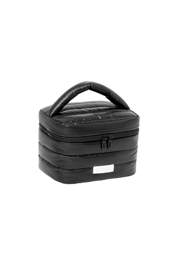 Large Capacity Open Tote Cosmetic Bag,Soft Exquisite Travel Makeup Organizer,Portable Ladies Toiletry Storage Pouch,Versatile Bag For Cosmetics Tools Accessories,Lightweight Durable Travel Bag