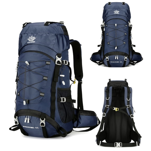 Large Capacity Outdoor Hiking Camping Sports Backpack 60L Climbing Rucksack for Women Men