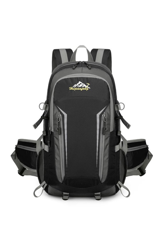 Large Capacity Outdoor Hiking Trekking Backpack, Water-Repellent Unisex Design With Comfortable Shoulder Support, Perfect For Sports Travel Camping And Short Long Trips