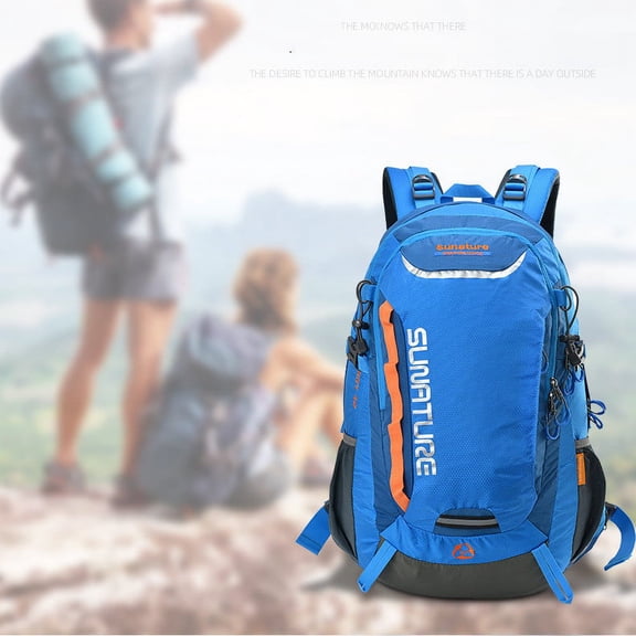 Large Capacity Outdoor Mountaineering Hiking Sports And Leisure Backpack,Blue