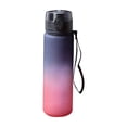 thumbnail image 1 of Large-Capacity Outdoor Sports Cup - Gradient Color Portable Plastic Water Bottle with Leak-Proof Locking Lid & Built-In Filter - 28oz, BPA-Free, Heat Resistant, 1 of 6