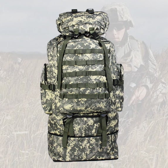Large-Capacity Outdoor Travel Luggage Large Backpack,Black