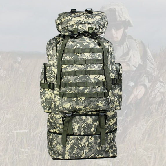 Large-Capacity Outdoor Travel Luggage Large Backpack,Desert digital