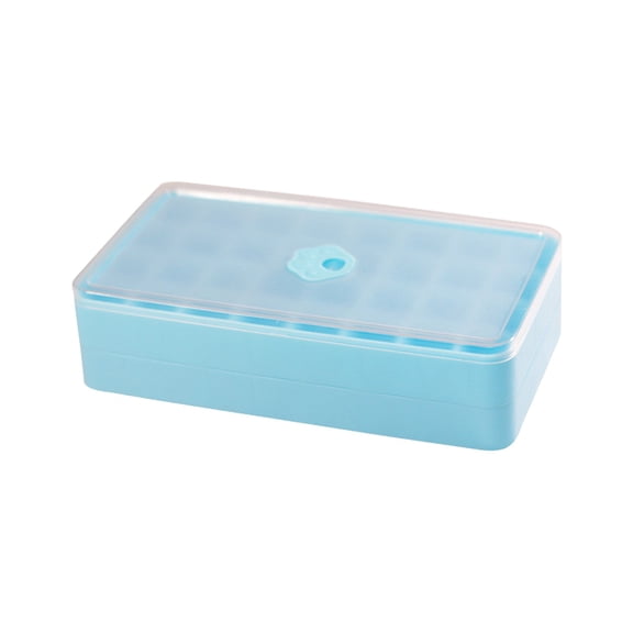 Large Capacity PP Ice Cube Box - Quick-Freezing, Non-Stick & Easy-Release - for Making Ice Balls, Fruit Infusions & Kitchen Use