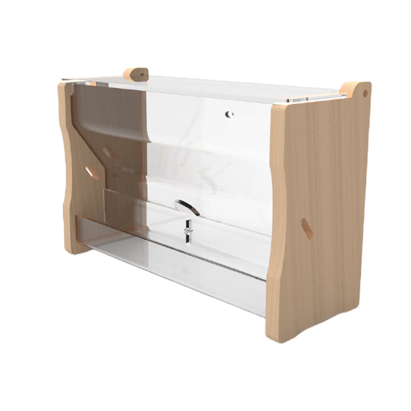 Curated visual reference: Gallery Detail: Large Capacity Parrot Food Box Space Saving Transparent Design Adjustable