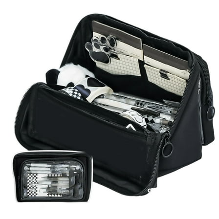 Large Capacity Pen Case Aesthetic Pencil Case Pencil Box Simple Pen Bag