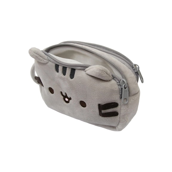 Large Capacity Pen Holders Gray Cats Design Students Organizers