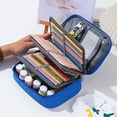 thumbnail image 1 of Large Capacity Pencil Case with 72 Slots, Removable Sleeves, Waterproof Art Supplies Organizer, Multi-Functional Zippered Storage Pouch for Artists and Students, 1 of 6