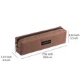thumbnail image 1 of Large Capacity Pencil Case Canvas Stationery Box Small and Compact 7.56 X 1.81 X 0.17 Inches for Students Small Pencil Case, 1 of 4