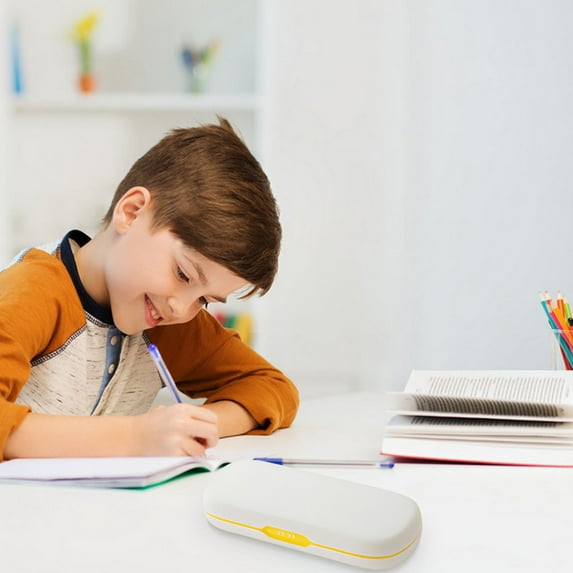 Large Capacity Pencil Case | Dual Layer Stationery Organizer Box | Hard Shell Durable Design | Versatile Storage for Pens, Markers, Office or Home Use | 22cm x 4cm | Easy Open Buckle | Dirt Resistant