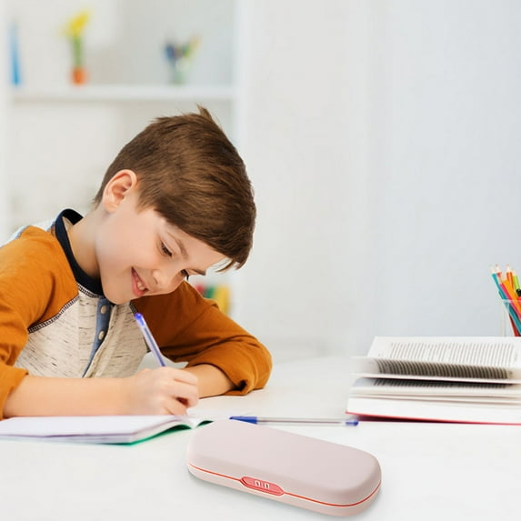 Large Capacity Pencil Case | Dual Layer Stationery Organizer Box | Hard Shell Durable Design | Versatile Storage for Pens, Markers, Office or Home Use | 22cm x 4cm | Easy Open Buckle | Dirt Resistant