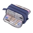 thumbnail image 1 of Large Capacity Pencil Case Japanese Stationery Double Solid Color Multifunctional Pen Box, 1 of 5