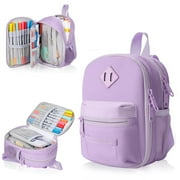 Dabria Large Capacity Pencil Case, Mini Backpack Pencil Case Marker Pen Organizer High Capacity Storage Pouch Holder , Bag for Student, Teen Girls, Adults
