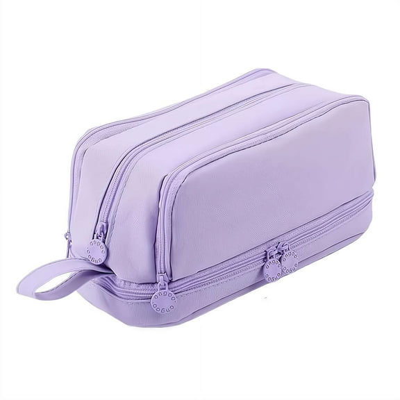 Large Capacity Pencil Case Multi-Slot Pencil Pouch Portable Office Pen Bag with Zipper