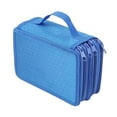 thumbnail image 1 of Large Capacity Pencil Case for 72 Color Pencils, Cloth Student Stationery Organizer with 4 Zipper Compartments, Large Storage Bags with Zipper, 1 of 8