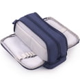thumbnail image 1 of Large Capacity Pencil Case with 3 Compartments, Double‑Open & Four‑Open Design, Portable Pen Pouch for Students, Teens and Adults, 1 of 4