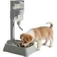 thumbnail image 1 of Large Capacity Pet Feeder & Water Dispenser, Height Adjustable Stainless Steel Elevated Bowl for Small to Medium Dogs, Cats, and Small Pets, Easy to Clean, 1 of 5