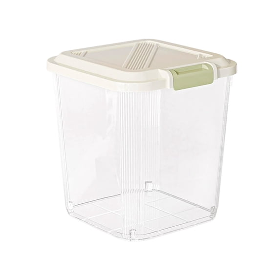 Large Capacity Pet Food Storage Container Designed for Dog Food with Rolling Wheels for Convenient Mobility Ideal for All Dog Breeds