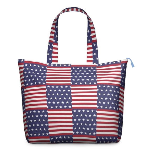 Large Capacity Plaid Weekender Bag with Zipper Closure - Vintage Checkered Travel Tote for Women, Durable Handles & Interior Pockets