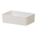 thumbnail image 1 of Large Capacity Plastic Desktop Storage Box Rectangular Desk Organizer for Phone Case, Cosmetics, Stationery & Sundries with Handle, Portable Sundry Storage Bin, 1 of 6