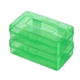thumbnail image 1 of Large Capacity Plastic Pencil Box, Clear Boxes With Snap Tight Lid, 8.1x4.8x2.4 Inch Stackable Storage Organizer For Office And Campus Supplies, 1 of 2