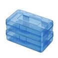 thumbnail image 1 of Large Capacity Plastic Pencil Box, Clear Boxes With Snap Tight Lid, 8.1x4.8x2.4 Inch Stackable Storage Organizer For Office And Campus Supplies, 1 of 3