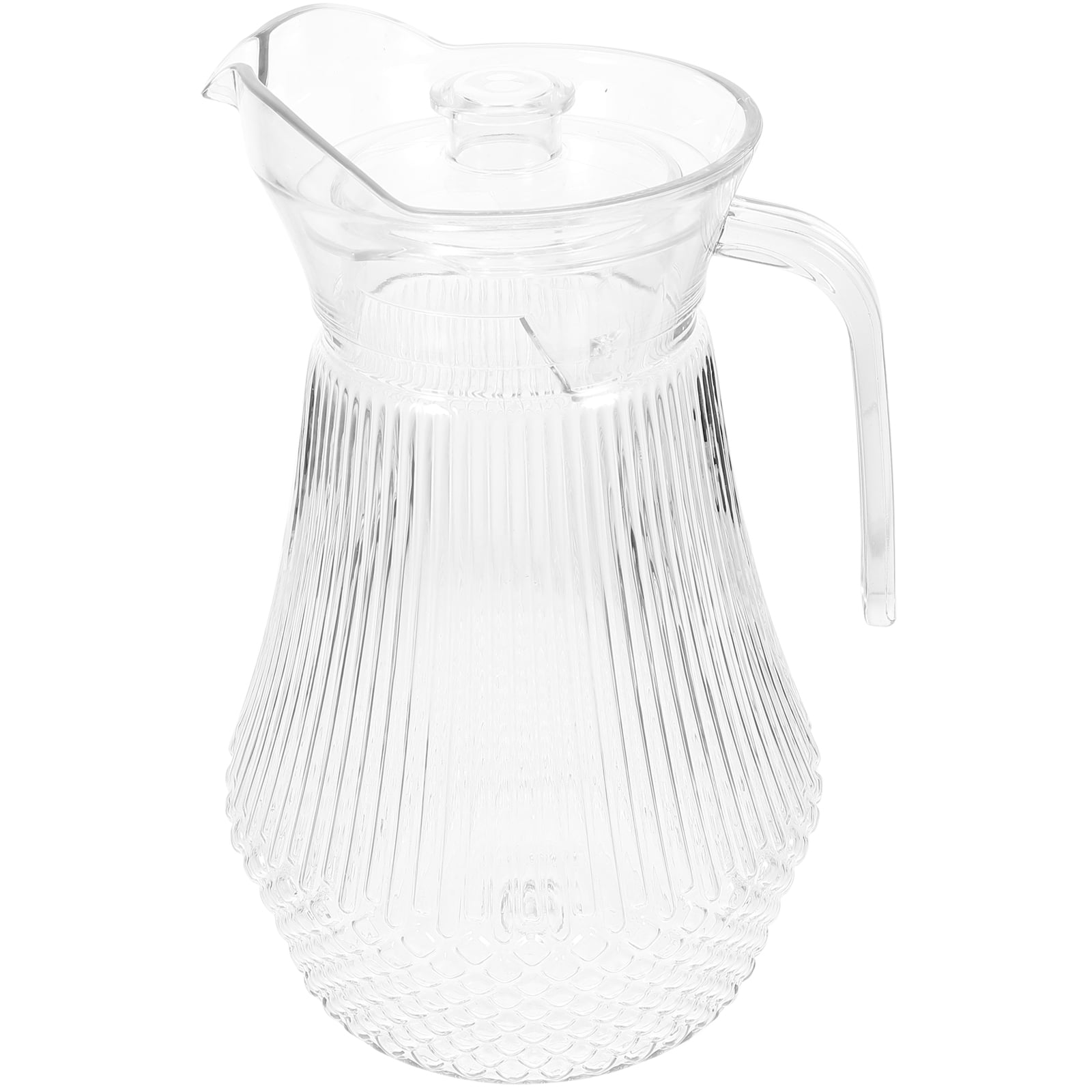 Large Capacity Plastic Pitcher with Lid Water Pitcher Juice Ice Tea