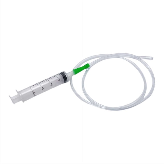 Large Capacity Plastic Syringe with 3.28ft Rubber Extension Tube, Wide Mouth Dispensing Perfusion Syringe, Oil Extraction Flushing Filling Injector for Glue Dispensing and Fluid Transfer