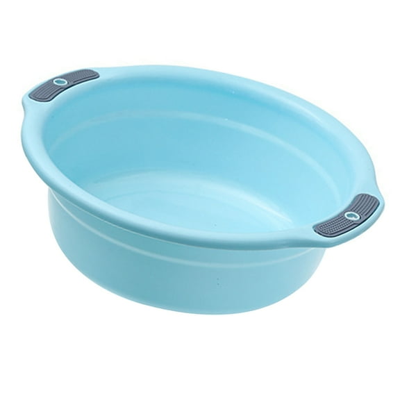 Large Capacity Plastic Wash Basin, Non,Slip, Durable for Laundry, Home Dorm Use
