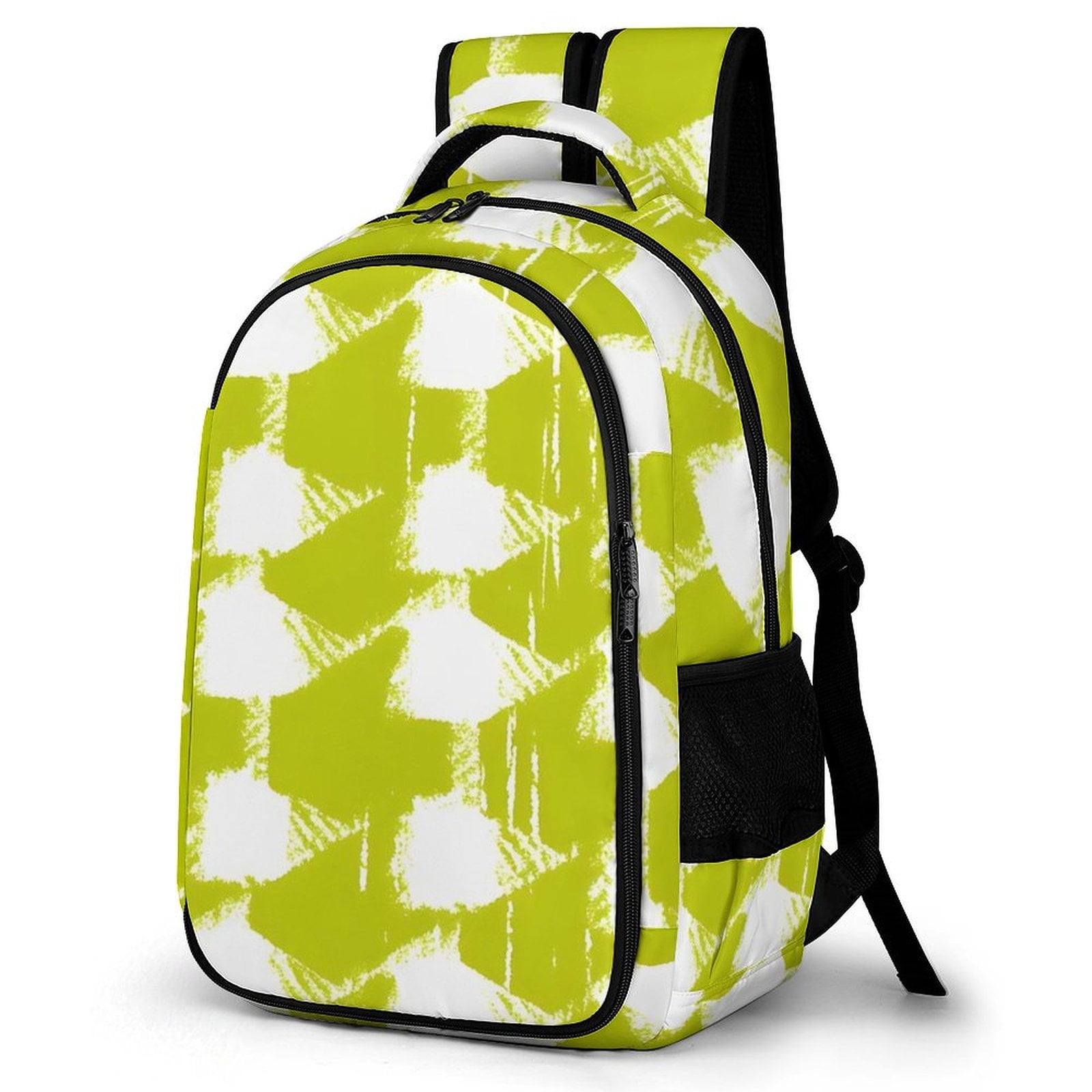 Large Capacity Pocket Backpack 12.6 X 16.5in Double Zipper Design Side ...