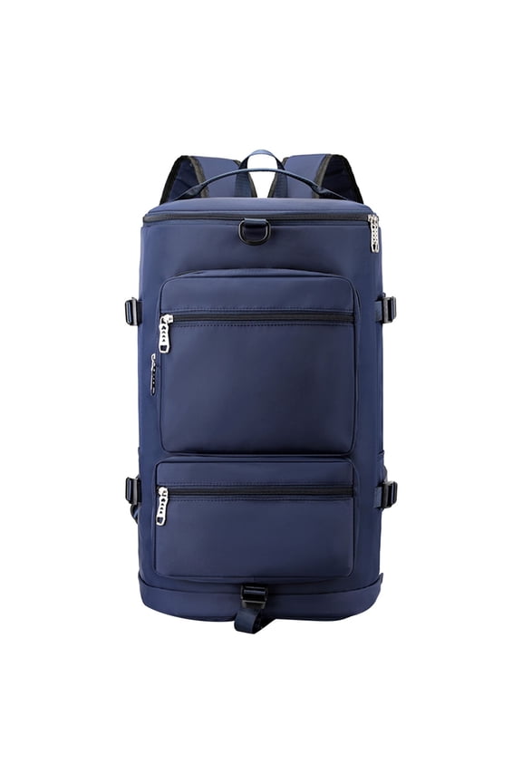 Large-Capacity Polyester Backpack for Travel, School, and Fitness