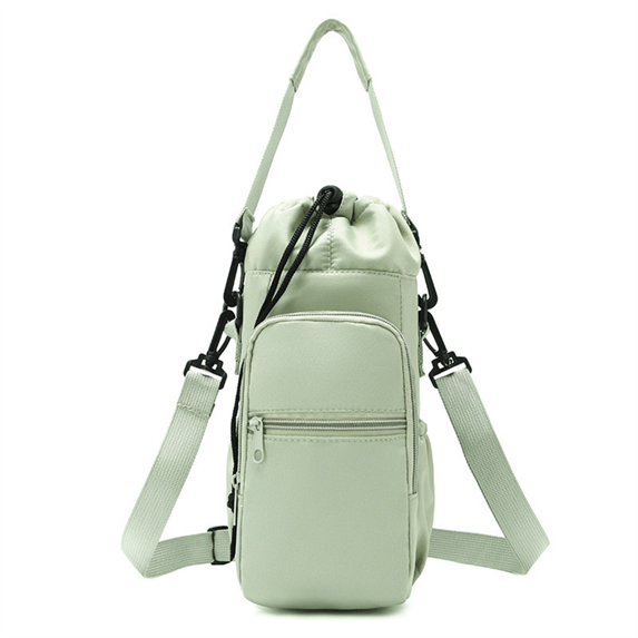 Large Capacity Portable Water Bottle Shoulder Carrier Bag For Camping Hiking Outdoor Sports And Travel Your Outdoor Companion For Daily Hydration (Green)