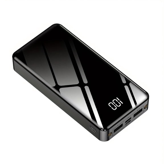 Large Capacity Power Bank 30000mAh/50000mAh/100000mAh with 22.5W Fast Charging, LED Display, Flashlight for iPhone Android Devices, Outdoor Camping Emergency Holiday Gift