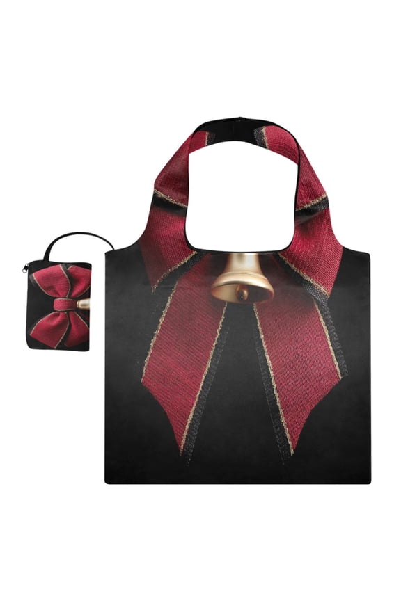 Large Capacity Print Tote Bag,Lightweight Portable Foldable Shopping Bag Large Bell