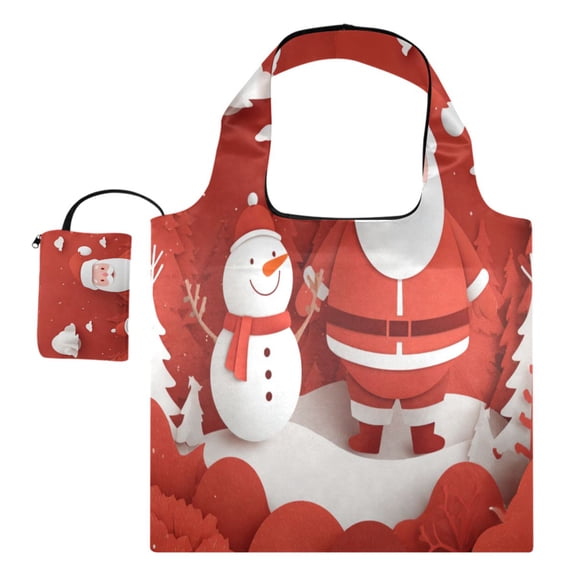 Large Capacity Print Tote Bag,Lightweight Portable Foldable Shopping Bag Red Background