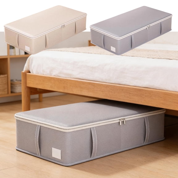 Large Capacity Pull Out Under Bed Storage Box For Dorm Home Bedroom Sturdy Plastic Space Saving For Clothing Books Sundries Organizer Pull Out Slide Design For Easy Access And Daily Storage