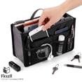 thumbnail image 1 of Purse Organizer Insert for Tote Bag, 13 Pockets Nylon Bag in Bag Handbag Organizer, Large, Black, 1 of 10