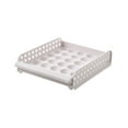 thumbnail image 1 of Large Capacity Refrigerator Egg Storage Box | Holds Up to 60 Eggs | Drawer Style Egg Organizer Tray | Space Saving Kitchen Organization | White Plastic Egg Carton, 1 of 6
